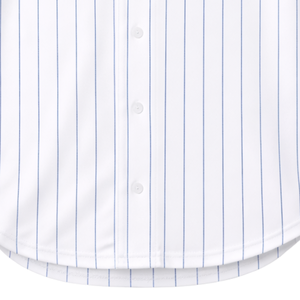 Camiseta de Béisbol Personalizada con Botones y Rayas para Jóvenes, Uniforme Deportivo Transpirable de Poliéster, Suministro al por Mayor OEM - Product Image 4