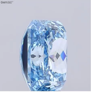 Aniva LB05 Diamant de laboratoire 10 carats, bleu vif fantaisie, taille radiant, certifié IGI, provenant du Gujarat, pour la fabrication de bijoux - Product Image 4