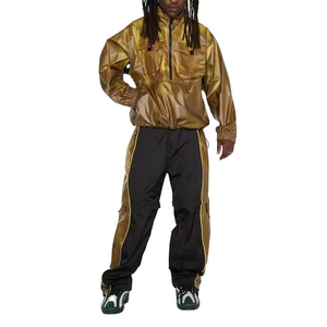Chaquetas Impermeables Termoactivas Personalizadas OEM, Chaqueta Cortavientos de Nailon Ripstop, Chaqueta con Cremallera para Exteriores Termocrómica - Product Image 1