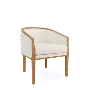 Sillas de Comedor Modernas de Madera de Teca con Cojines Suaves para Uso Comercial en Villas y Apartamentos, Muebles de Comedor Ecológicos para Exteriores - Product Image 3