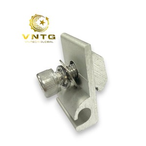 Kit de fixation au sol solaire en aluminium VNTG 42 mm avec clip et attaches en SUS304 pour système de montage - Product Image 1