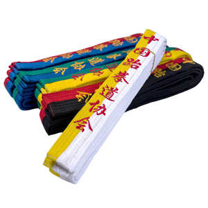 Ceintures de karaté, arts martiaux, judo, BJJ, taekwondo en coton de différentes couleurs - Product Image 6