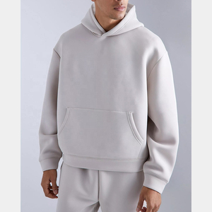 Sudadera con Capucha Personalizada de Invierno para Hombre, Estilo Casual Urbano, de Algodón Orgánico, con Hombros Caídos - Product Image 1