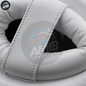 High New Arrival Professional Leather <b>Head</b> Guard for Boxing MMA <b>Training</b> Breathable Adult Custom Logo High Quality Hook Loop - Product Image 5