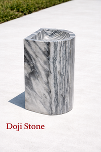 Lavabo de Mármol Tallado a Mano de Lujo Moderno, Independiente y Fácil de Limpiar - Lavabo Premium para Baños de Villas y Vanidades - Product Image 4