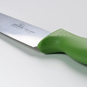 Couteau de chef GAYA MATA 8-9,9 pouces, lame en acier inoxydable, manche en plastique vert, finition satinée, pour droitier, couteau de cuisine moderne et durable - Product Image 3