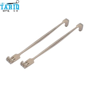 ผู้ผลิตเครื่องมือผ่าตัดสัตว์ OEM Veterinary Skin Hooks แบบเดี่ยวและแบบสองง่าม ยี่ห้อ TARIQ MFG CO ได้รับมาตรฐาน CE ISO EU - Product Image 4