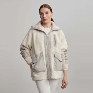 Chaqueta de Mujer de Lana Sherpa OEM ODM, Chaqueta Sherpa de Alta Calidad, Chaqueta de Mujer con Cierre de Cremallera para Invierno - Product Image 3