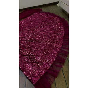 Hilo y secuencia de trabajo Lehenga Choli para fiesta Suministros elegantes para fiestas - Product Image 3