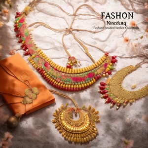 Colección de Collares de Moda con Cuentas en Tono Dorado - Product Image 3