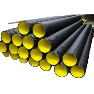 UP Best quality HDPE high density polyethylene DIN standard ISO 1492 plastic corrugated pipe for ducting and irrigation purpose