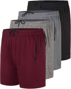 Shorts de plage et de sport pour hommes personnalisés de haute qualité, taille mi-haute, décontractés, en tissu tissé, avec cordon de serrage et motif imprimé - Product Image 3