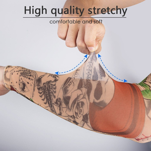 Manchon de cyclisme avec motif dragon et tribal, impression par sublimation, protection anti-UV pour adultes, unisexe - Product Image 2