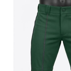 Green Baseball <b>Knicker</b> Pants Men High Waist Embroidery Logo Breathable Stretch Fabric Athletic Pants - Product Image 6