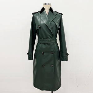 เสื้อแจ็คเก็ตหนัง PU แบบกระดุมสองแถวสำหรับผู้หญิง, เสื้อโค้ทหนังเทียมแบบสั้น, เสื้อคลุมฤดูใบไม้ร่วงและฤดูหนาวที่มีสไตล์สำหรับชุดลำลองแนวสตรีท - Product Image 6