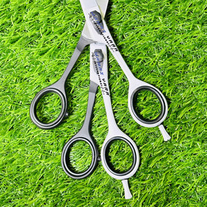 2pcs Pro Barber Scissors <b>Set</b> Professional Hair Cutting Shears Wholesale Japanese Stainless Steel <b>Razor</b> Edge Scissors & Thinning - Product Image 4