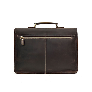 Portafolio Ejecutivo de Cuero Genuino para Hombre, Maletín Impermeable para Laptop y Documentos, para Viajes de Negocios y Uso en la Oficina - Product Image 2
