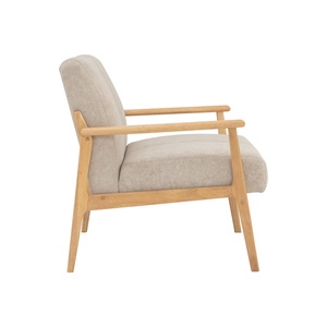 Contemporary Double Seater <b>Sofa</b> with Premium Fabric Upholstery Solid Wood Base Easy-Clean Pet Safe Home Cafe <b>Hotel</b> Living Room - Product Image 3