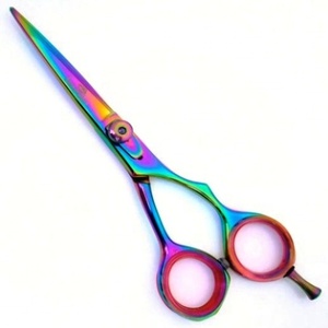 Tijeras de peluquero Kounain de la mejor calidad para adelgazamiento Tijeras de peluquería multiplasma con logotipo personalizado para barberías y salones - Product Image 2