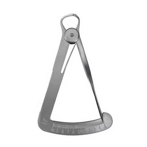 Pied à coulisse à ressort manuel de précision en métal, robuste, à pointe arrondie, 4 pouces, pour mesures internes et externes - Product Image 3