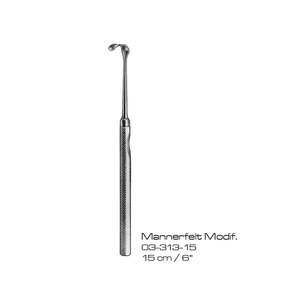 Retractor Quirúrgico Modificado Mannerfelt de 15 cm, 6 Pulgadas, 16 x 6 mm, Manual, de Acero Inoxidable, Instrumento de Cirugía General, Clase I - Product Image 4