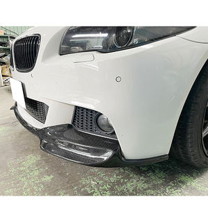 Nuevo Alerón Delantero de Fibra de Carbono Estilo V para BMW Serie 5 F10 2011-2016, Solo para Paquete M-Sport, Instalación con Tornillos, Modificación/Actualización - Product Image 2