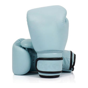 Guantes de boxeo amarillos de alta calidad, de cuero vacuno, profesionales, con cordones, para entrenamiento. - Product Image 3