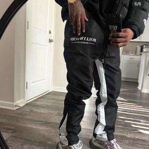 Ensemble de survêtement coupe-vent personnalisé unisexe de haute qualité pour hommes et femmes, vêtements d'entraînement de gym - Product Image 4