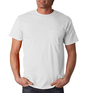 Camisetas de Manga Corta con Cuello Redondo para Hombre en Dos Colores, Blanco y Negro / Camiseta de Algodón y Poliéster para Hombre de Alta Calidad 2026, Precio Bajo, Transpirable - Product Image 4