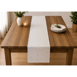 New Trending Polka Dot Printed Design Christmas Table <b>Runner</b> For Home Custom Size And Design Rectangle Table <b>Runner</b> in India - Product Image 5