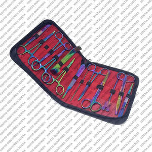 ชุดเครื่องมือผ่าตัดพื้นฐานแบบปรับแต่งได้ ผลิตจากเหล็กกล้าไร้สนิมเยอรมัน ใช้งานด้วยมือ นำกลับมาใช้ใหม่ได้ - Product Image 1