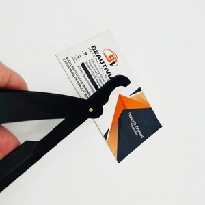 Rasoir de rasage de Baber turc noir mat avec logo personnalisé avec lame unique remplaçable en acier inoxydable emballage inclus - Product Image 4