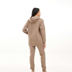 Conjunto Deportivo Informal de Invierno para Mujer, Talla Grande, 100% Algodón Ecológico, Estilo Urbano, para Fitness y Actividades al Aire Libre, 2026 - Product Image 3
