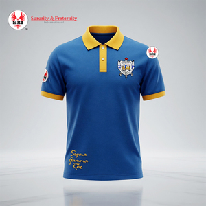 เสื้อโปโลพรีเมียมเมอร์เซอไรซ์ ซิกมาแกมมาโร คอตตอน SGRho Sorority ระดับไฮเอนด์ |   คุณภาพระดับบูติก เหมาะสำหรับทุกโอกาส แฟชั่นใหม่ - Product Image 4