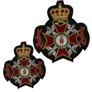 Insignias Bordadas con Hilo Metálico Personalizadas de Última Moda, Hechas a Mano, Venta al Por Mayor, Diseño Nuevo y Moderno - Product Image 2