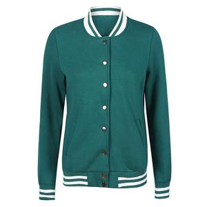 Chaqueta de Béisbol Varsity para Mujer de Primera Calidad, Corte Ajustado, Logotipo Personalizado Bordado, Mezcla de Lana, Chaquetas Personalizadas para Mujer - Product Image 2