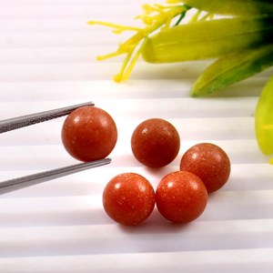 Esferas Redondas Lisas de Jaspe Rojo Natural de 10 mm, Esferas de Cristal Curativas, Gemas Sueltas para la Fabricación de Joyería, Lote al por Mayor - Product Image 2