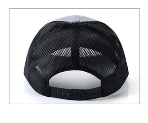 Gorras Trucker al por Mayor de Alta Calidad, 112 Unidades, Negras y Blancas, Gorras Trucker Rígidas sin Estampado - Product Image 4