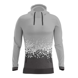 Sudadera con Capucha BASRA SPORTS para Hombre, Estampado de Hojas por Sublimación, Estilo Urbano, Invierno, Secado Rápido, Transpirable, Poliéster Suave, Larga - Product Image 1