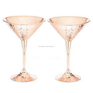 Copas de Martini de cobre puro modernas hechas a mano con diseño martillado, copa de vino, acabado pulido brillante, juego de la mejor calidad de 2 bebidas - Product Image 6