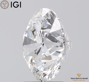 4,00 CT. IGI certificado CVD laboratorio crecido diamante corte redondo 10,11 MM F Color VVS2 claridad para joyería opulenta - Product Image 3