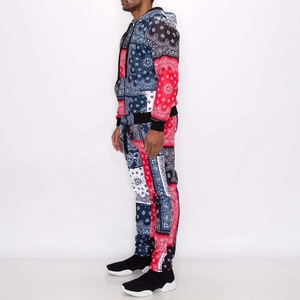 Ensembles de survêtements unisexes PIHA SPORTS, ensemble 2 pièces, sweat à capuche imprimé 3D, fermeture éclair, hip-hop, sublimation personnalisée, sweat à capuche et pantalon pour hommes - Product Image 6
