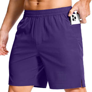 Shorts de sport d'été pour hommes, pour l'entraînement, le football, le basketball, le soccer, le tennis, le badminton, couleur personnalisée, shorts de course - Product Image 1