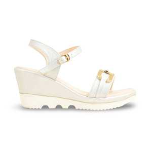 Sandalia de tacón formal dorado para mujer PU0481 - Product Image 4