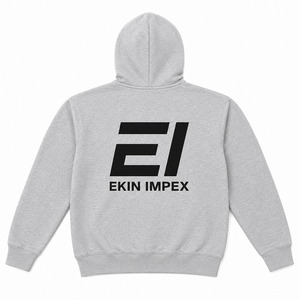 เสื้อฮู้ดซิปแบบโอเวอร์ไซส์ ยูนิเซ็กซ์ ผ้าฝ้ายถัก 100% ทรงปกติ คุณภาพสูง ดีไซน์ปรับแต่งได้ พิมพ์ลายได้ เป็นมิตรกับสิ่งแวดล้อม - Product Image 2