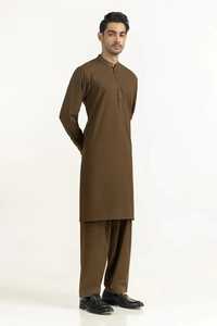 Vêtements pour hommes à la mode, salwar kameez en tissu de coton, vêtements indiens et pakistanais, tenue ethnique à manches longues, qualité supérieure - Product Image 2