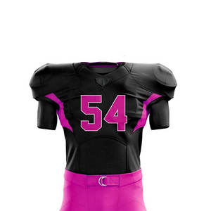 Made In Pakistan Sportswear American Football Uniform Customize Fabric Solid Pattern V-<b>Neck</b> Football Uniform For Online Sale - Product Image 5