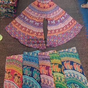 Pantalones de Pijama Tipo Harem para Mujer, 100% Algodón, Sólidos, Transpirables, Casuales de Verano, de la India - Product Image 2