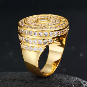 Anillo de Diamantes de Lujo con Halo Redondo - Product Image 1