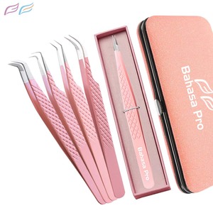 Custom Lash Tweezers Set Straight Curved Boot Isolation Eyelash Extension Tweezers OEM ODM Manufacturer Wholesale - Product Image 1